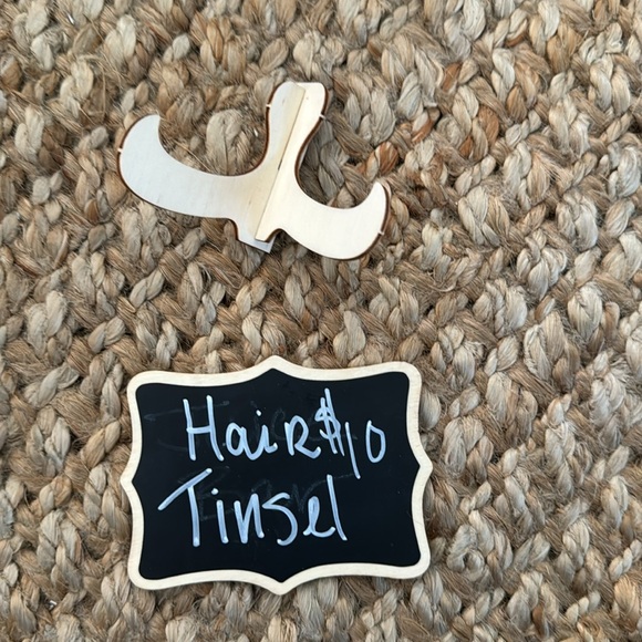 FAIRY HAIR, HAIR TINSEL, HAIR TOOLS, EXTENSIONS PARTING COMB BURNING MAN KIT - Picture 4 of 4